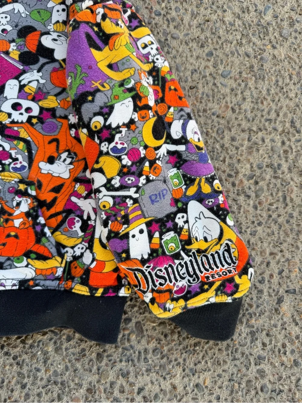 Disney Parks 2022 Park Exclusive Halloween Mickey and Friends Zip Hoodie Size XS